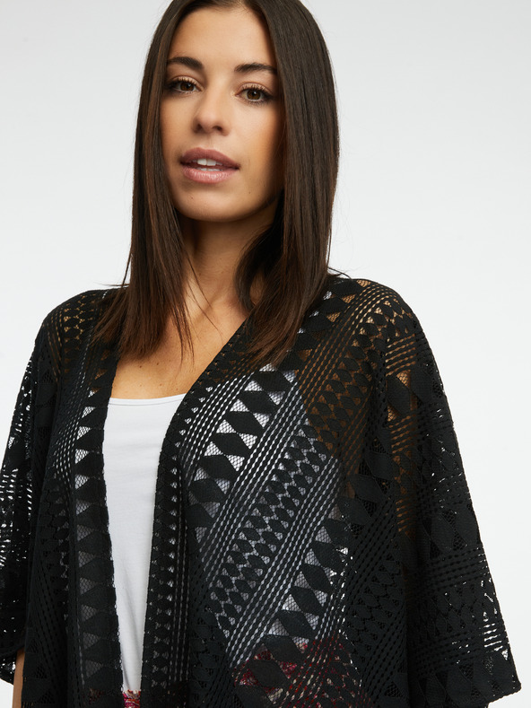 Orsay Čierny dámsky vzorovaný sveter ORSAY