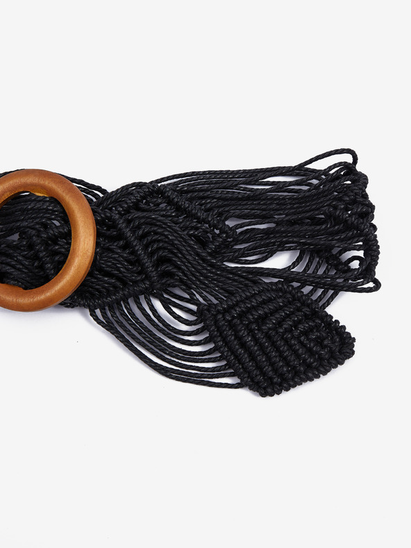 Orsay Čierny dámsky opasok ORSAY