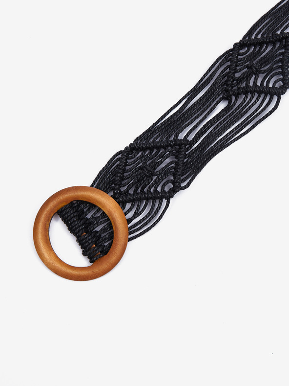 Orsay Čierny dámsky opasok ORSAY