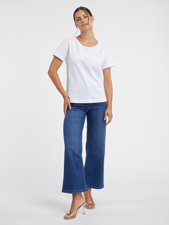 Orsay Biele dámske tričko ORSAY