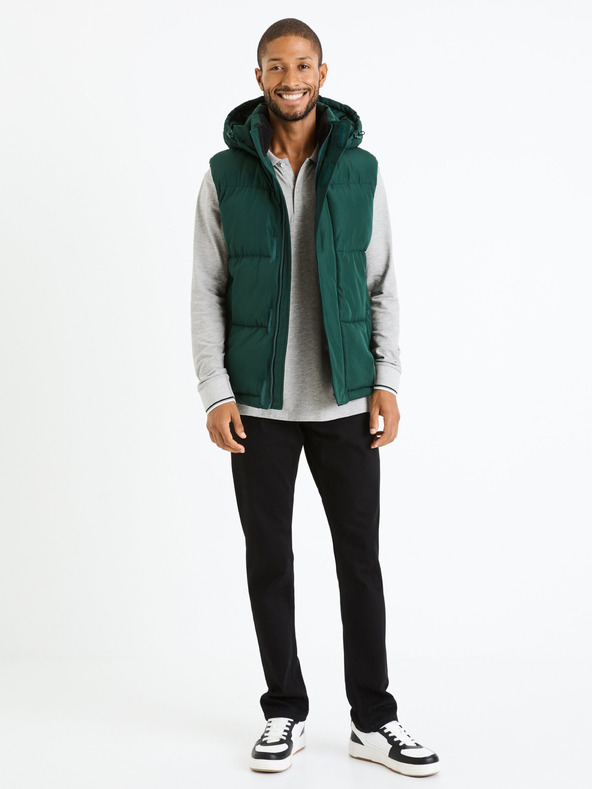 Celio Svetlošedé pánske polo tričko Celio Decoml