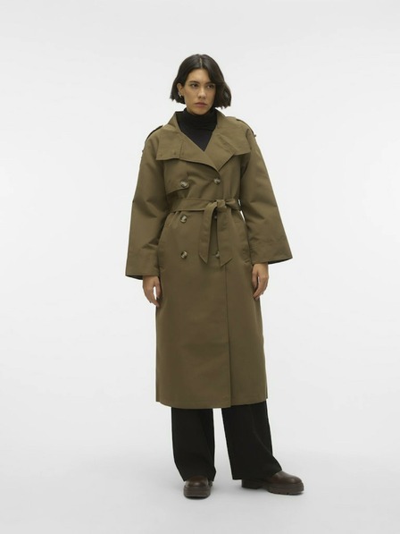 Vero Moda Khaki dámsky kabát Vero Moda Taylor