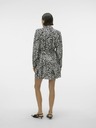 Vero Moda Bielo-čierne dámske vzorované košeľové šaty Vero Moda Debby