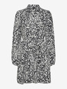 Vero Moda Bielo-čierne dámske vzorované košeľové šaty Vero Moda Debby