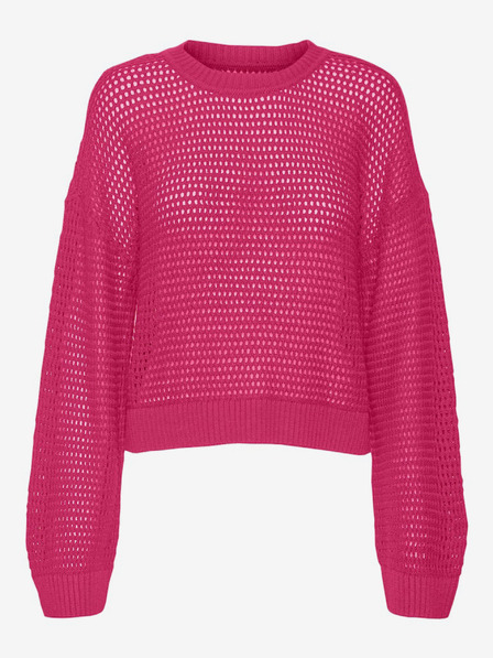 Vero Moda Tmavoružový dámsky sveter Vero Moda Madera