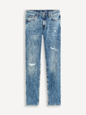 Celio Modré pánske slim fit džínsy Celio Gostroy