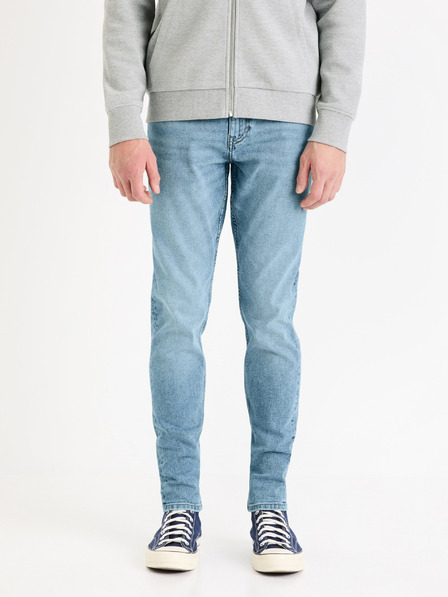 Celio Svetlomodré skinny fit džínsy Celio Foskinny