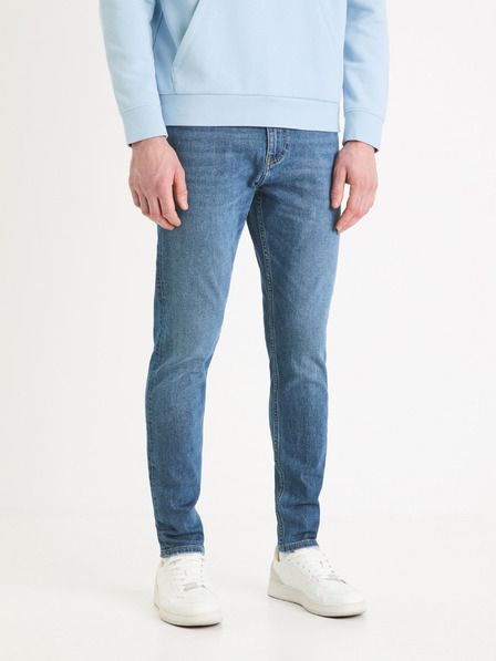 Celio Modré úzke džínsy Celio Foskinny