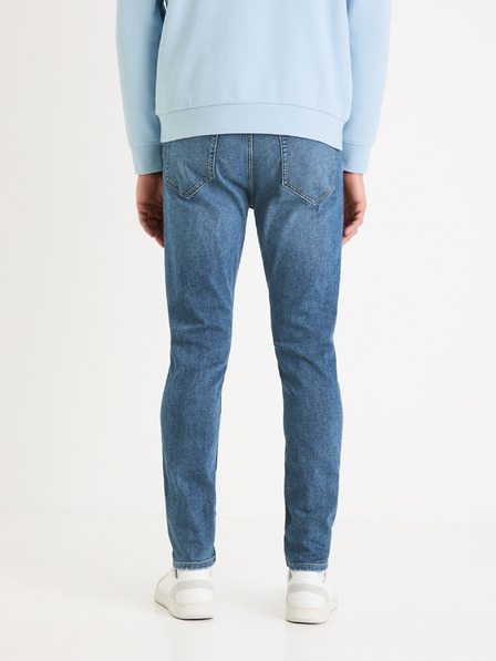 Celio Modré úzke džínsy Celio Foskinny