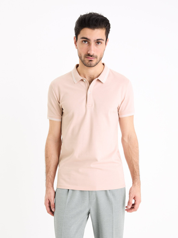 Celio Staroružové pánske základné polo tričko Celio Decolrayeb