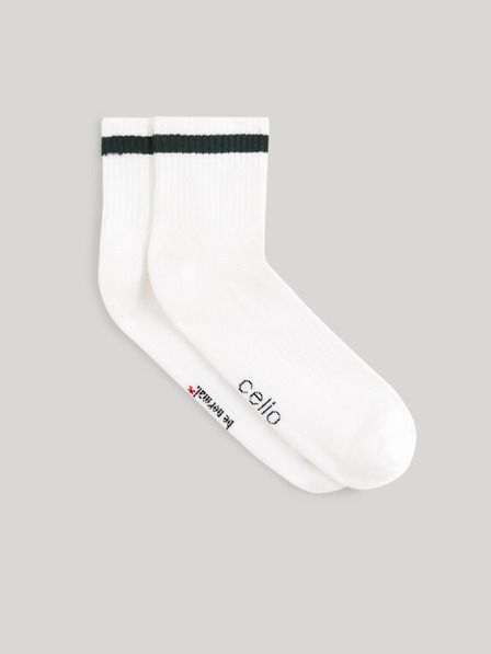Celio Biele pánske ponožky Celio Gihalf
