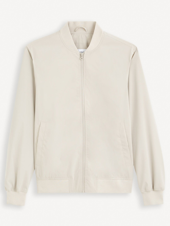 Celio Krémový pánsky bomber Celio Gubluz