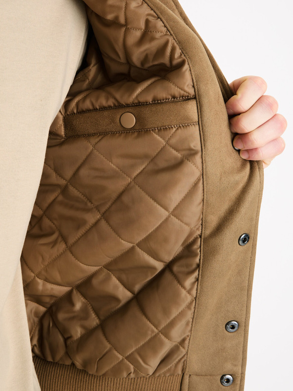 Celio Hnedá pánska bombera Celio Guvarsisu