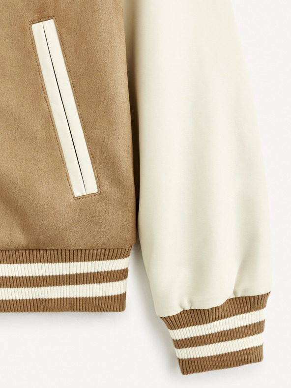 Celio Hnedá pánska bombera Celio Guvarsisu