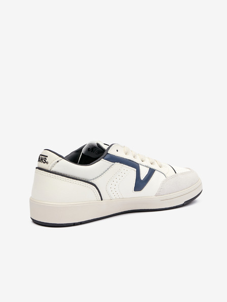 Vans Krémové pánske kožené tenisky VANS Lowland CC