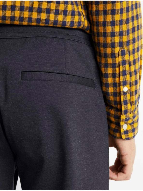 Celio Tmavomodré pánske skrátené nohavice Celio Cobozal