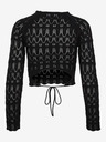 Vero Moda Čierny dámsky sveter Vero Moda Fabienne