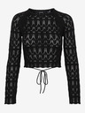 Vero Moda Čierny dámsky sveter Vero Moda Fabienne