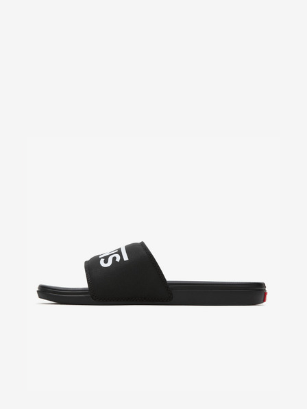 Vans Čierne papuče s nápisom VANS La Costa