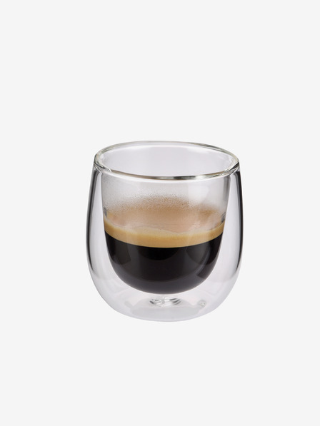 Cilio Sada dvojstenných pohárov na espresso 2 ks Verona Cilio