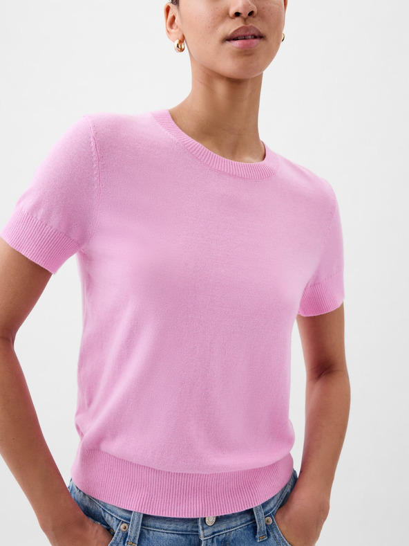 GAP Krátky crop sveter CashSoft GAP