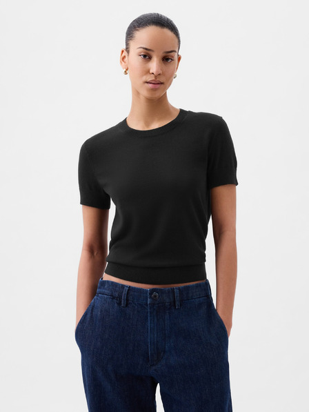 GAP Krátky crop sveter CashSoft GAP