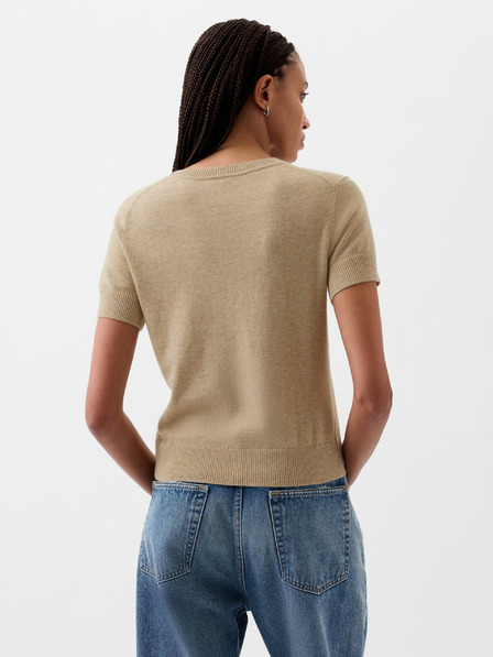 GAP Krátky crop sveter CashSoft GAP