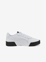 Puma Biele dámske kožené tenisky Puma Carina 2.0