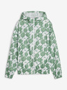 Puma Bielo-zelená dámska ľahká vzorovaná bunda Puma Blossom AOP Windbreaker