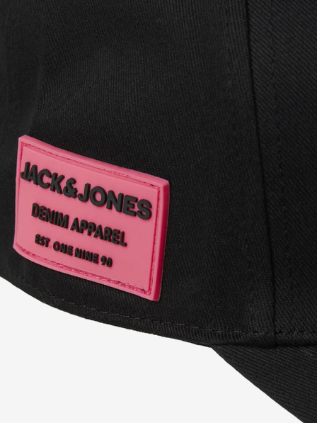Jack & Jones Čierna pánska čiapka Jack & Jones Contra