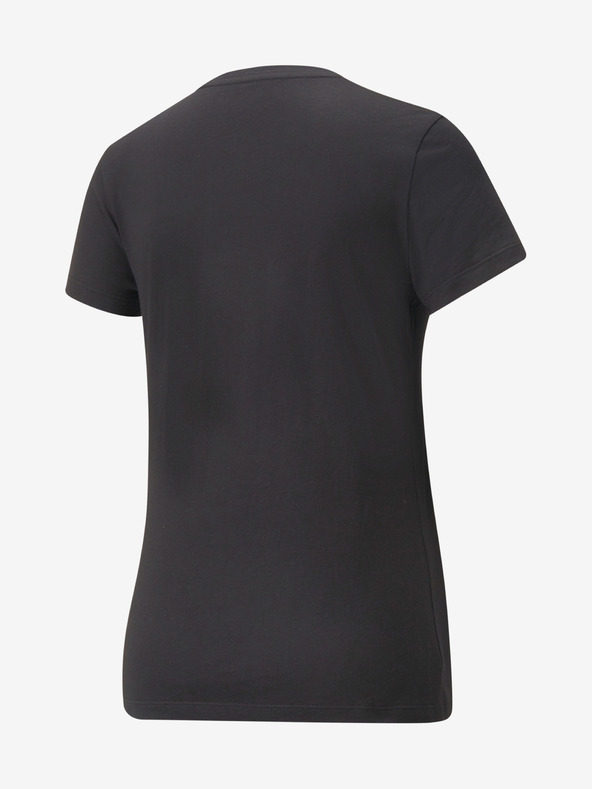 Puma Čierne dámske tričko s potlačou Puma