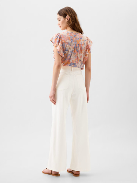 GAP Džínsy Wide Leg High Rise GAP