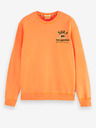 Scotch & Soda Oranžová pánska mikina Scotch & Soda