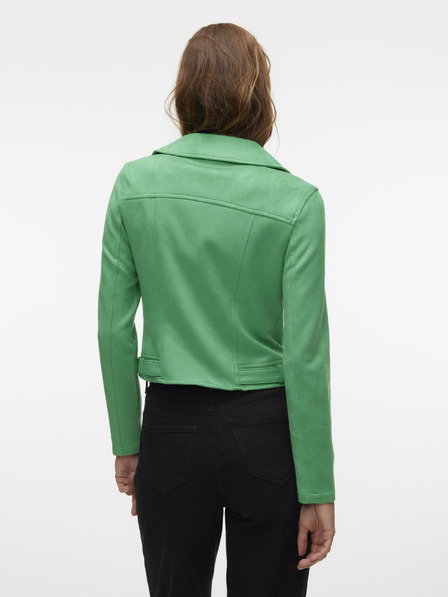 Vero Moda Zelená semišová bunda pre ženy Vero Moda Jose