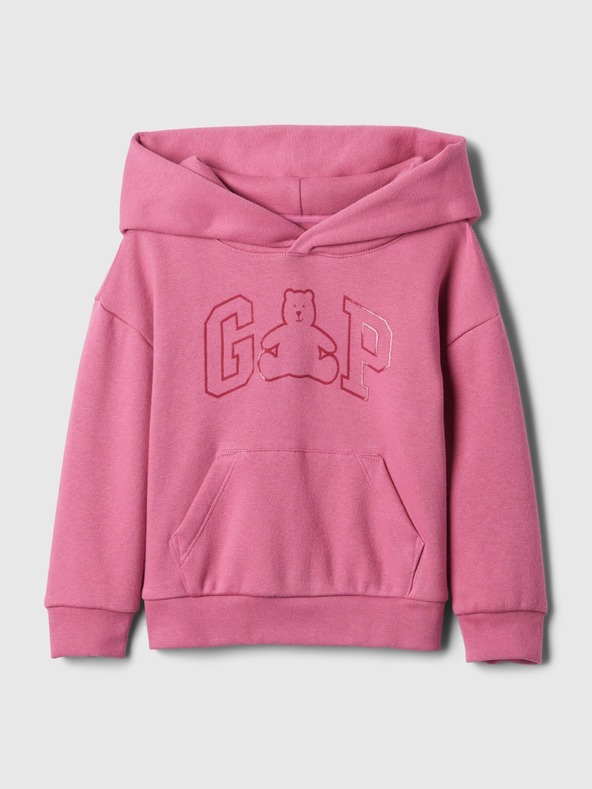 GAP Baby mikina s Logom a kapucňou GAP