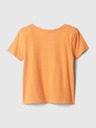 GAP Baby tričko s metalickým logom GAP