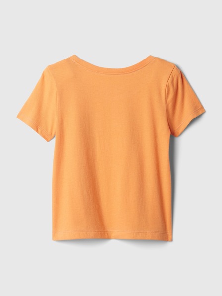 GAP Baby tričko s metalickým logom GAP