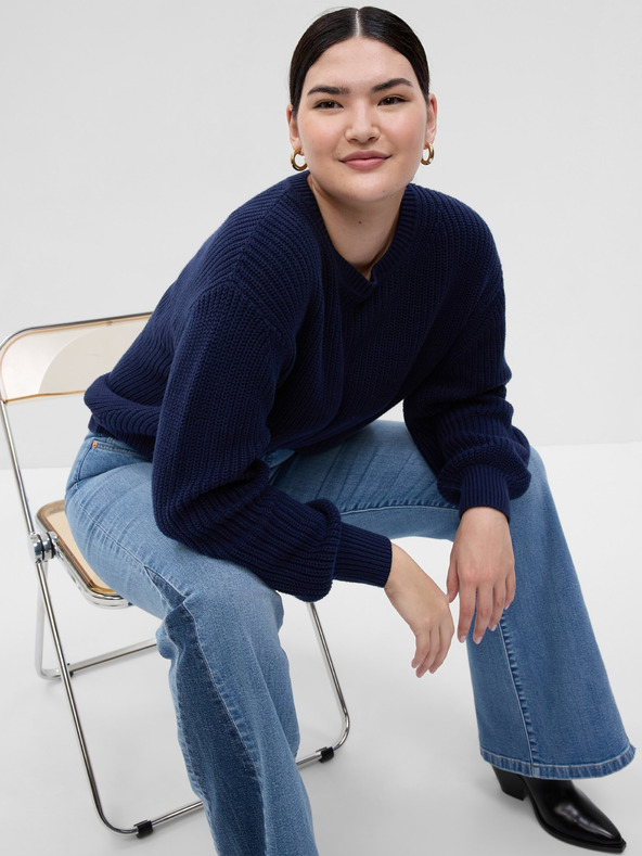 GAP Pletený crop sveter GAP