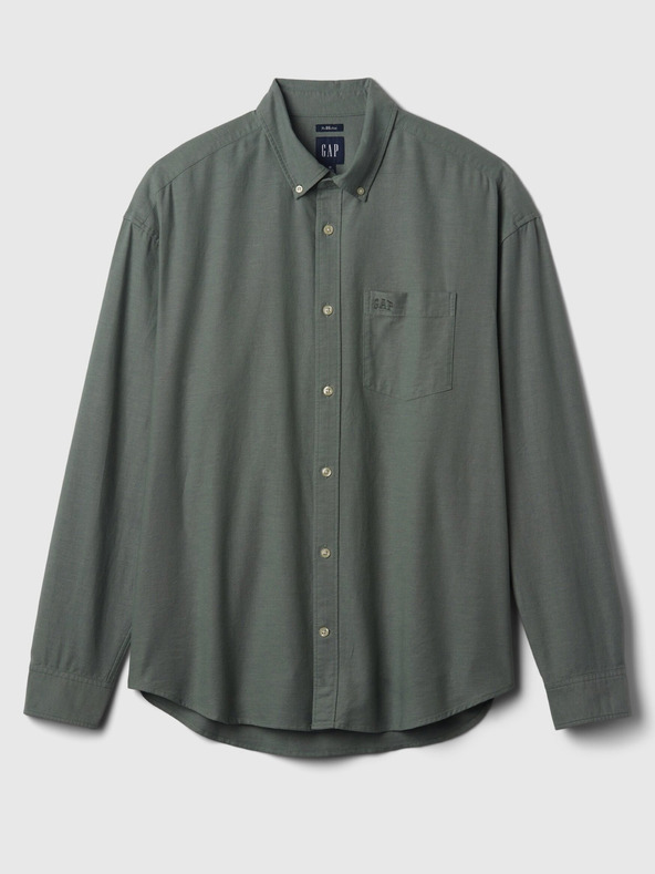 GAP Košeľa oxford logo oversize GAP