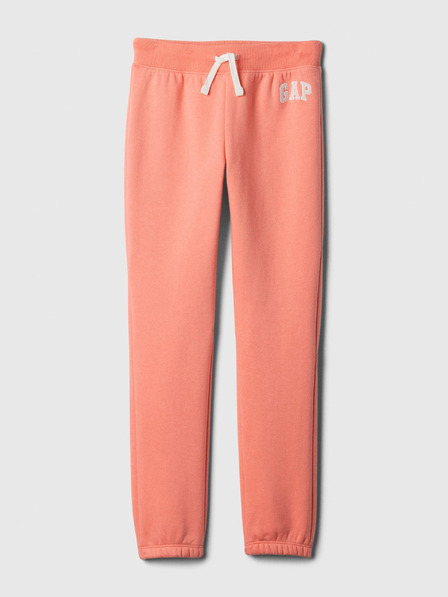 GAP Detské tepláky fleece logo army GAP