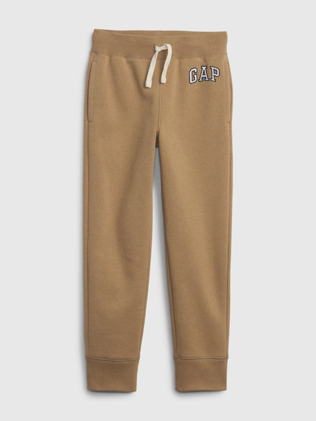 GAP Detské tepláky fleece logo army GAP