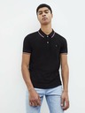 Celio Čierna pánska polokošeľa Celio Necetwo