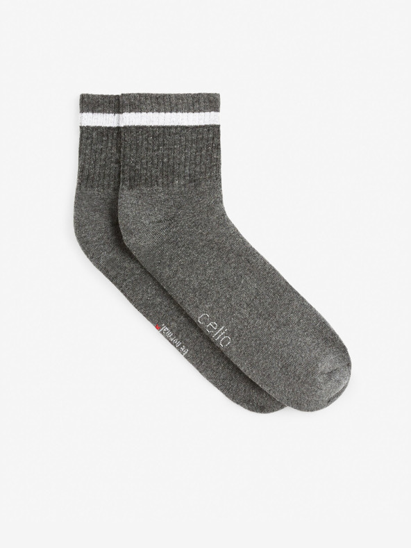 Celio Šedé pánske ponožky Celio Gihalf