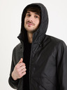 Celio Čierne pánske sako Celio Guhoodie