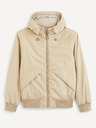 Celio Béžová pánska bunda Celio Guhoodie