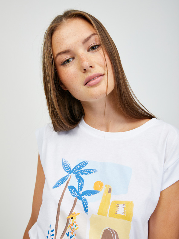 Orsay Biele tričko ORSAY