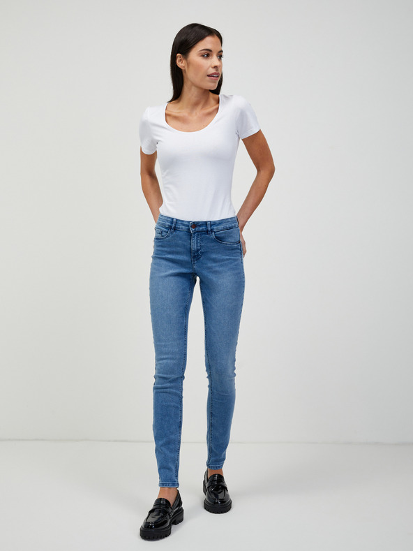 Orsay Modré jeggings ORSAY