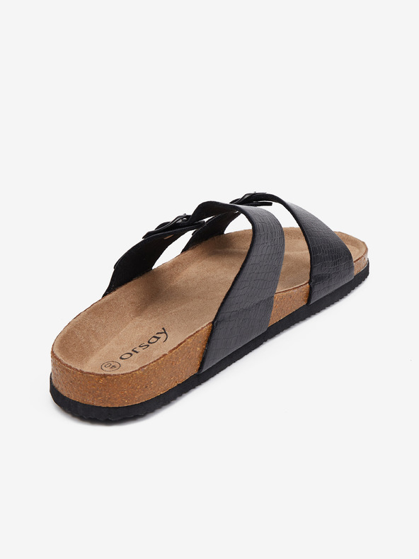 Orsay Čierne dámske šľapky ORSAY