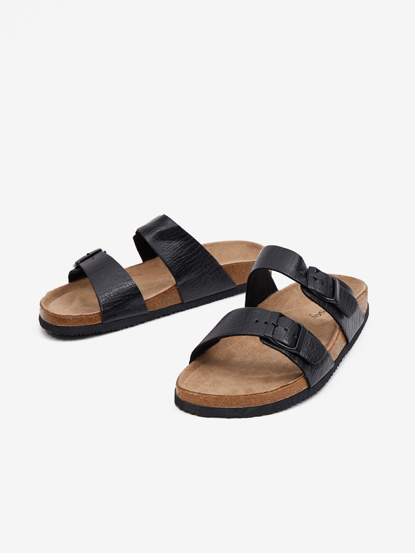 Orsay Čierne dámske šľapky ORSAY