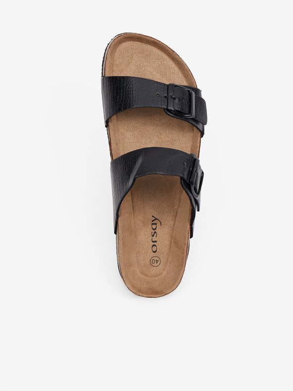 Orsay Čierne dámske šľapky ORSAY